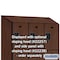 Salsbury Industries Wardrobe Locker, 45" W, 24" D, 76" H, (3) Wide, (9) Openings, Mahogany 23364MAH - alternate 7